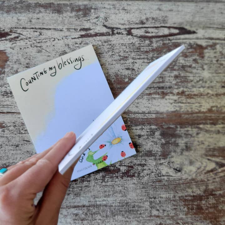 Marydean Draws - Wholesale Notepad - "Counting my Blessings" Encouraging Notepad3