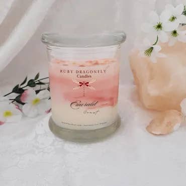 Himalayan Salt Candle by Ruby Dragonfly Candles for wholesale by Ruby Dragonfly Candles