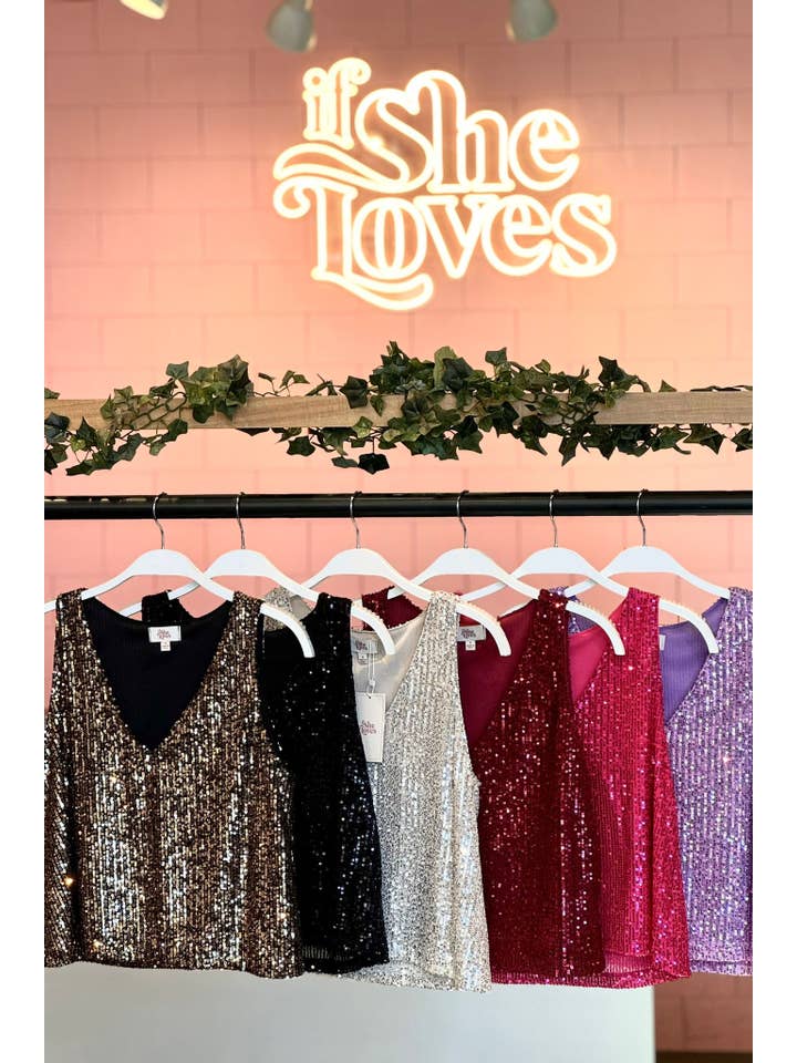 If She Loves - Wholesale Blouse - Women's - IST1216E Shining Star Top Gold/Black