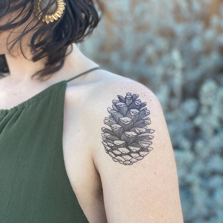 NatureTats - Venta al por mayor Tatuajes temporales - Piña Tatuaje Temporal