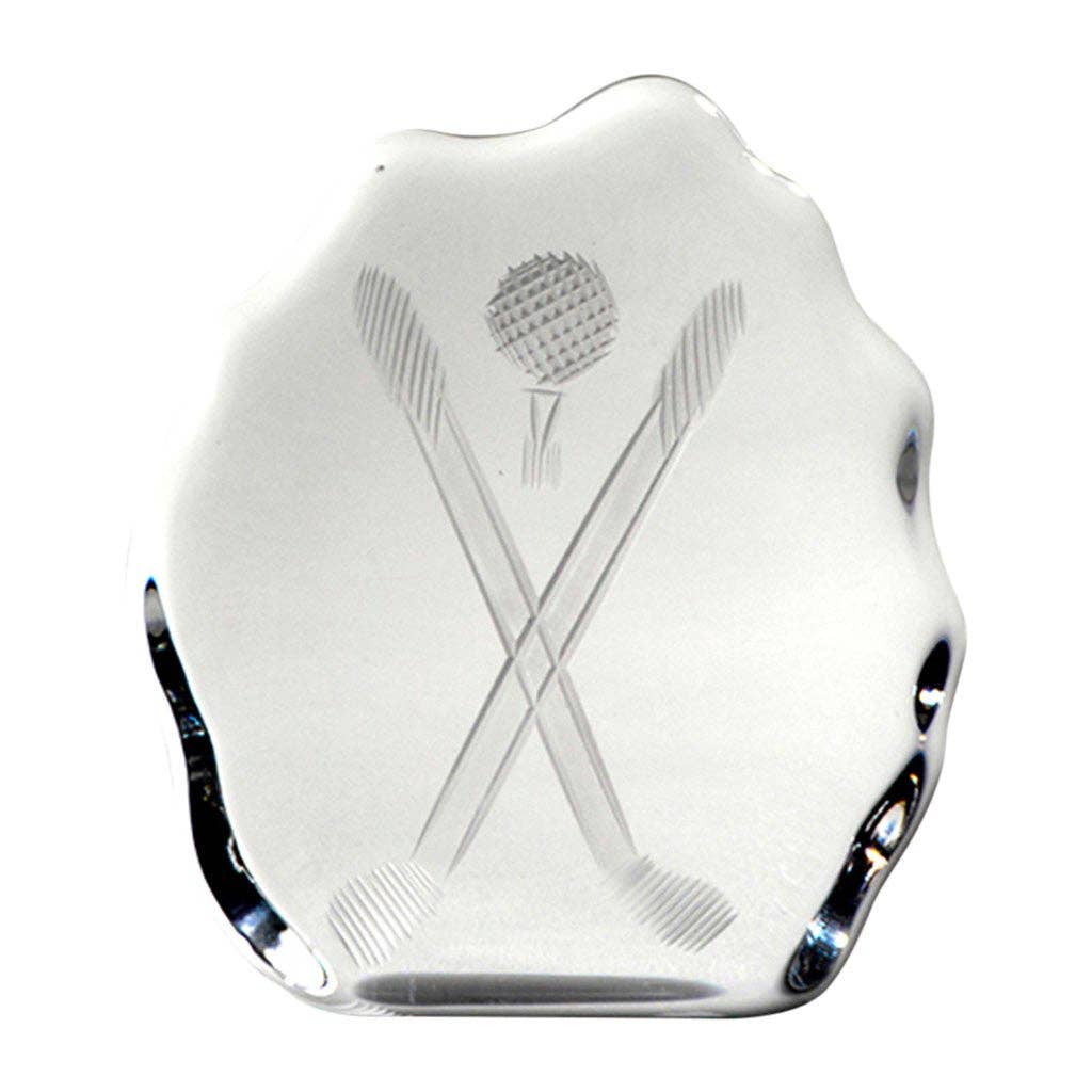 Barski - Wholesale Paper Weight - Golf Plaqua, 4.1"W0