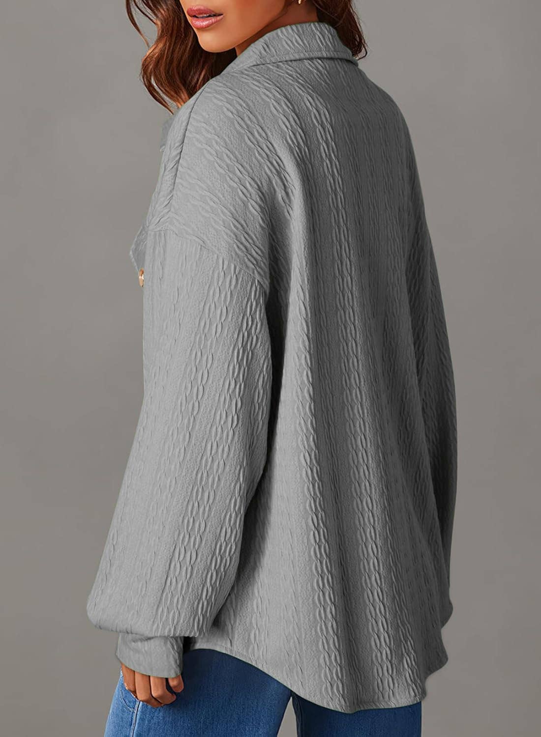 Lily Clothing - Wholesale Button Down Shirt - Women's - EVERYTHING GOES WITH A LAPEL SHIRT TOP11