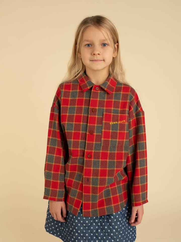 Checked Shirt for wholesale by OXOX CLUB