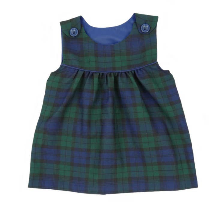 Tartan Dress with Button Shoulder for wholesale by Glen Appin Of Scotland