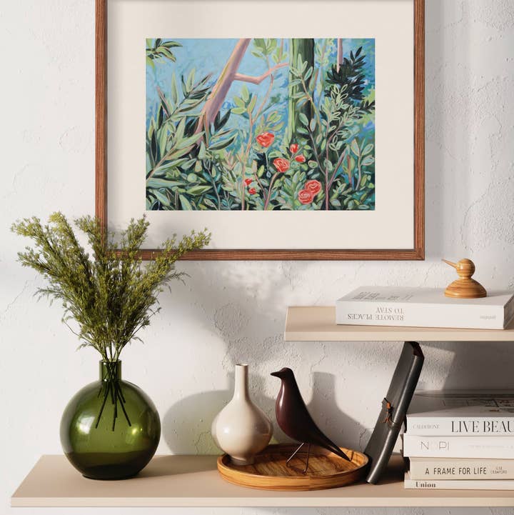 The Wilds of Rome- unframed canvas flower print for wholesale by Meredith Raiford Art