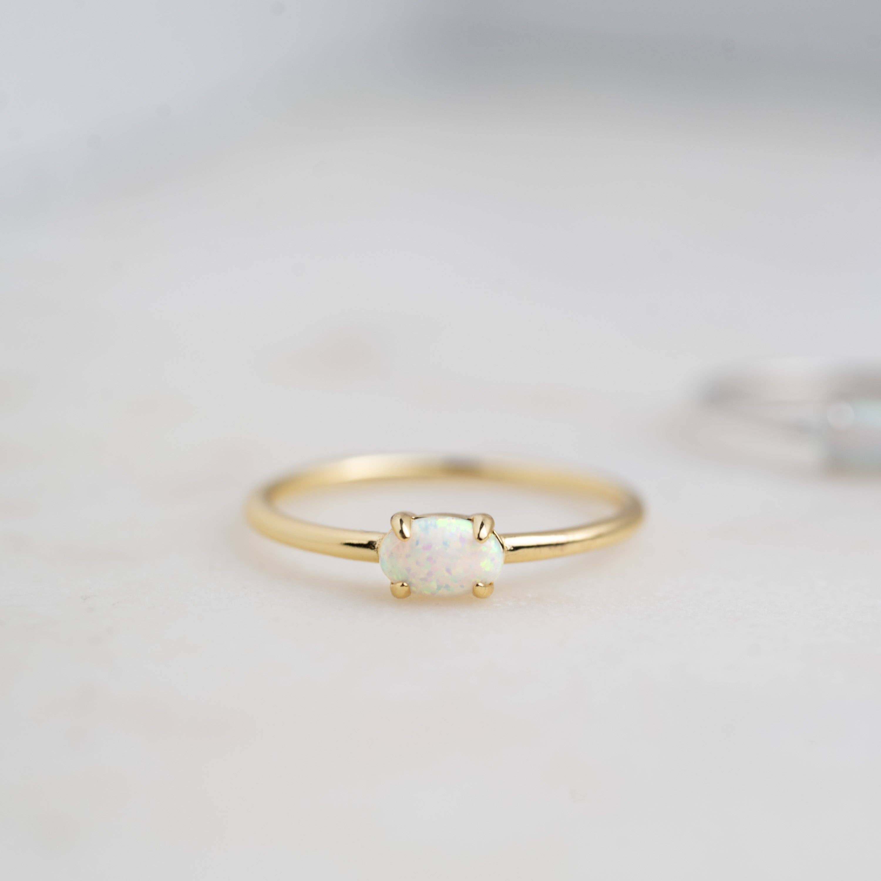 Sami Jewels - Wholesale Single Stone/Solitaire Ring - Opal Oval Ring