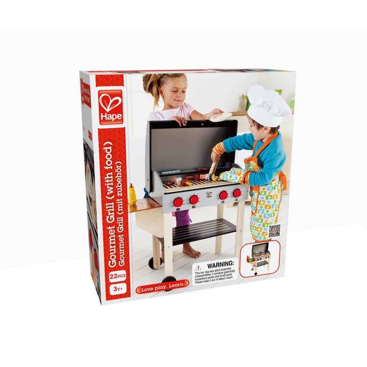 Hape Toys - Vente Dînette – enfant - Grillade gastronomique avec nourriture4
