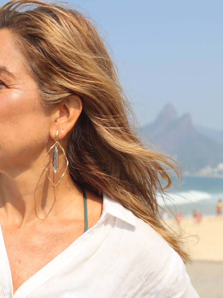 MARACUJA EARRINGS for wholesale by Creative Brazil