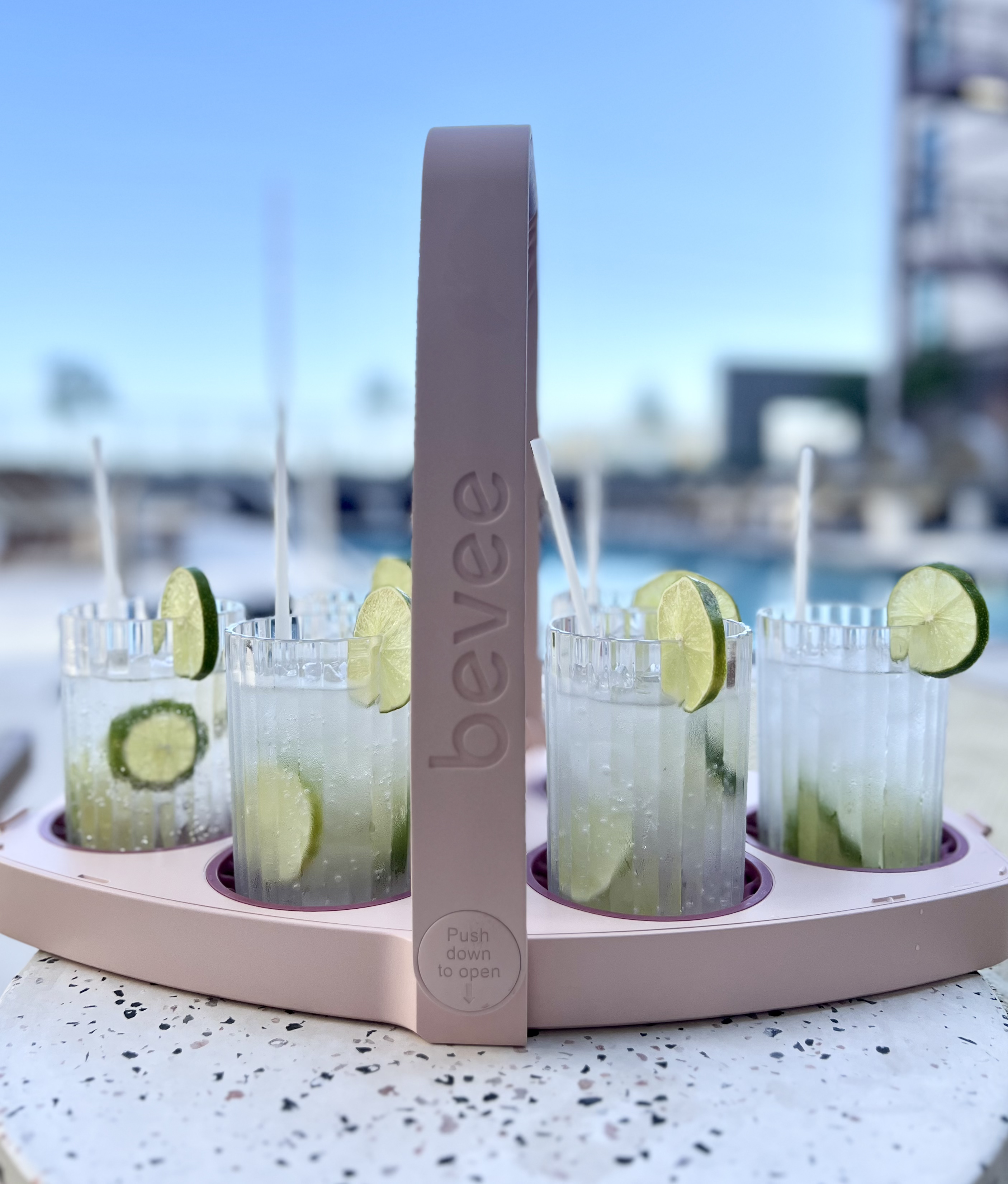 Bevee - Wholesale Serving Tray - 6-Cup Reusable Drink Carrier 12