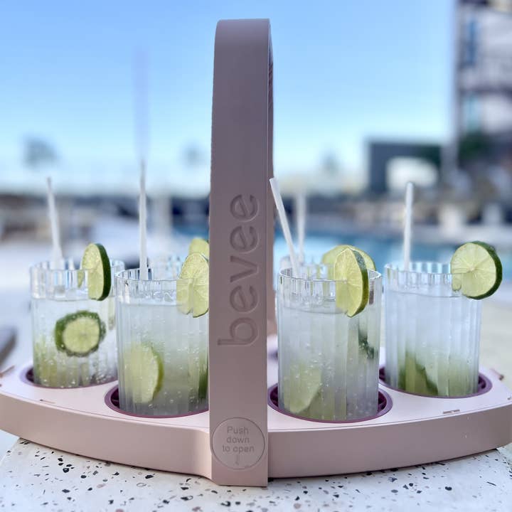 Bevee - Wholesale Serving Tray - 6-Cup Reusable Drink Carrier 12