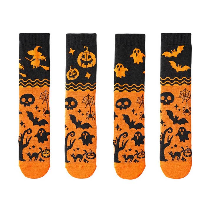 NINEXIS - Wholesale Socks - Women's - CWMS02726_HALLOWEEN GIFT CREW SOCKS FUNNY UNISEX5