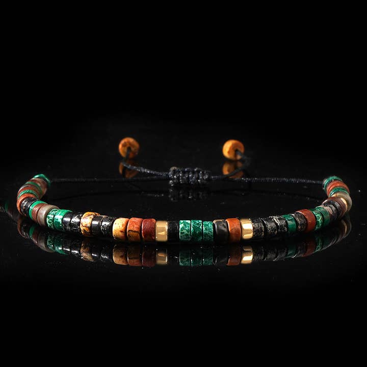 Vintage boheme jern galsten justerbart armbånd for engroshandel hos GemMeet