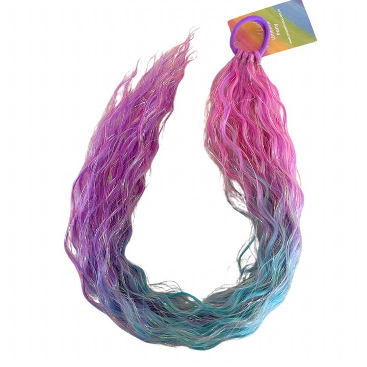 Wavy Ponytail Extension - Long - Goody Gumdrop - 24" for wholesale by Poppet Locks