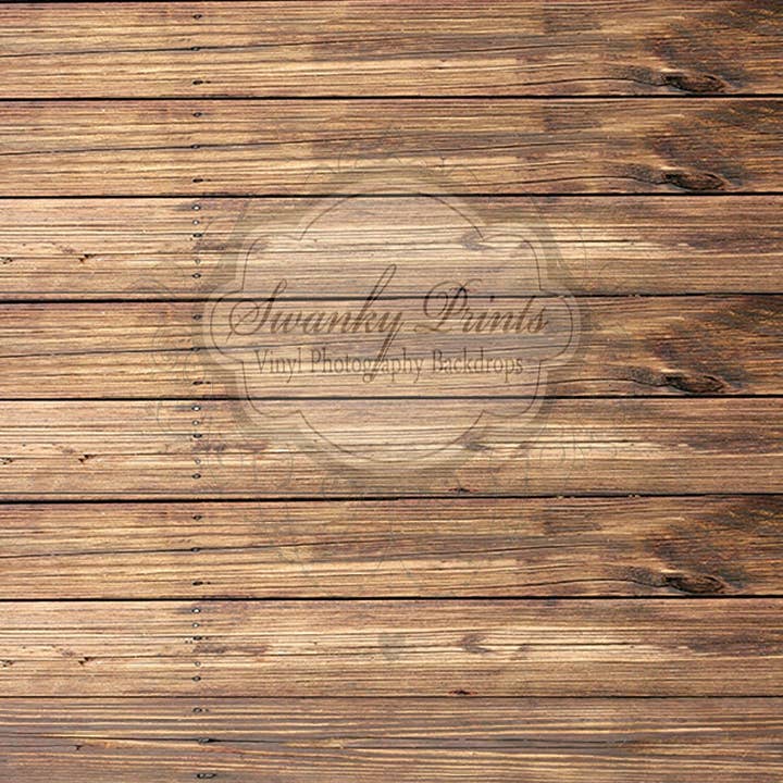 Toile de fond en bois marron/bois fuax, vinyle, 10 pi x 15 pi pour la vente par Swanky Prints