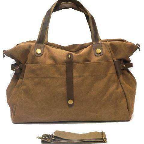 ZEDE PARIS - Wholesale Weekender Bag - Women's - SAINT-LAZARE - Weekend travel sports bag in canvas and leather23