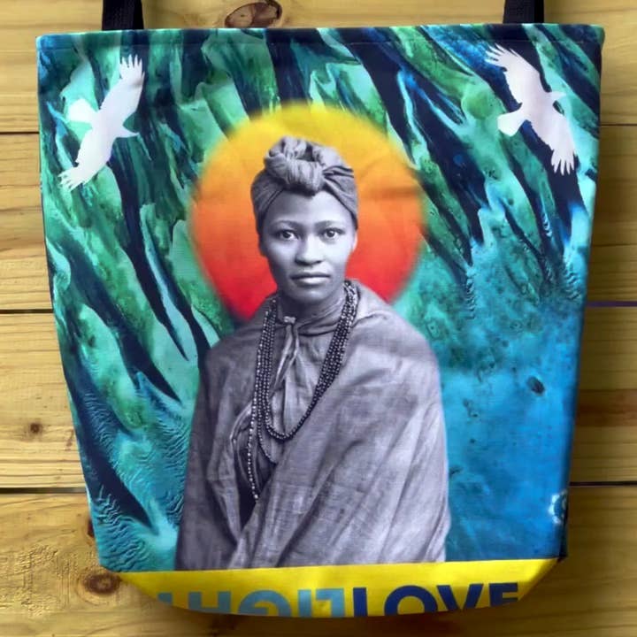 Astral Travel – Handmade Reusable Tote Bag for wholesale by SanDesigned It