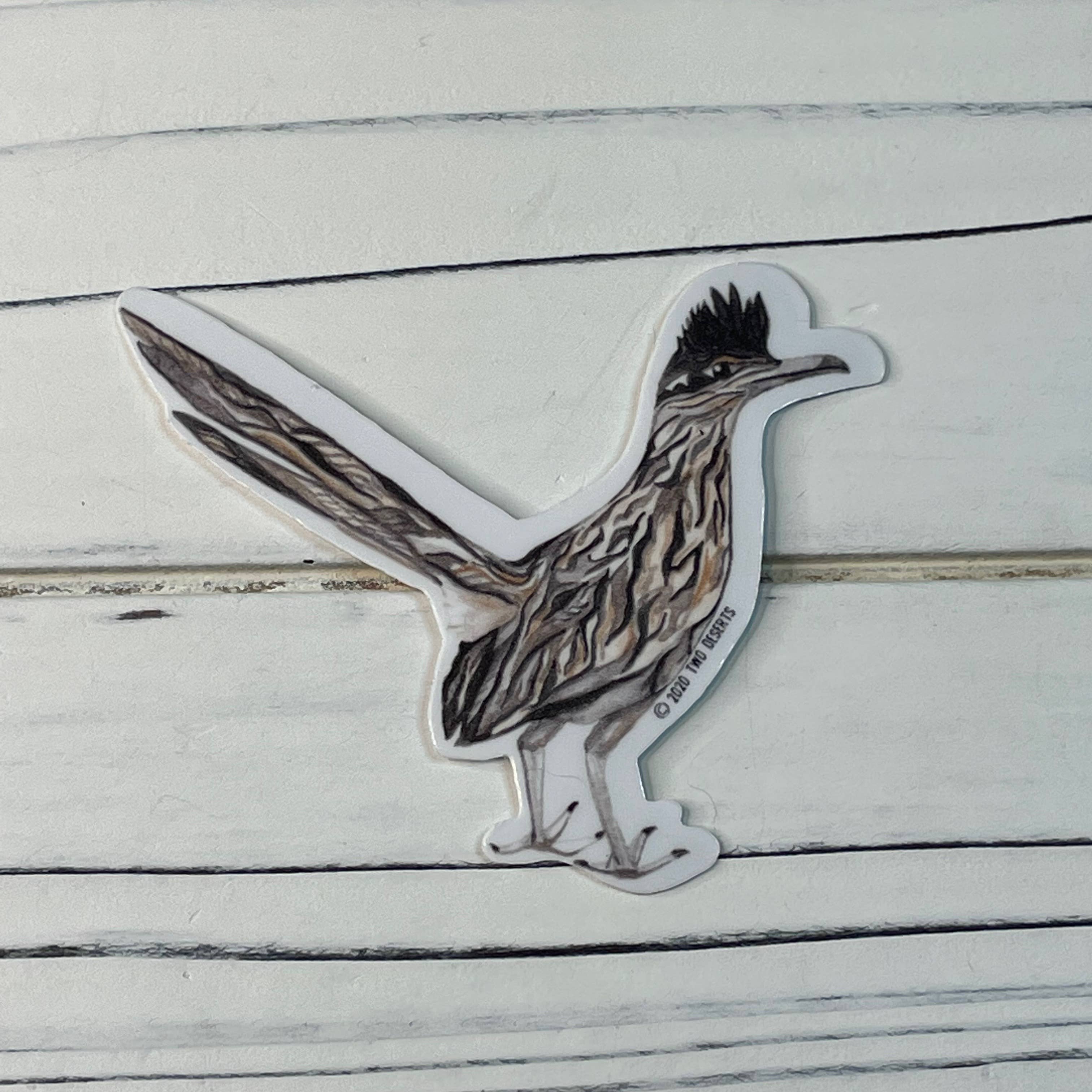 Two Deserts - Wholesale Sticker - Roadrunner Vinyl Sticker