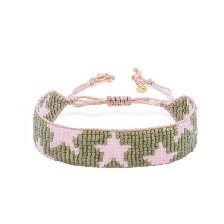 LOOM INDI BRACELET/MATCHA for wholesale by Claudia Navarro Jewelry USA