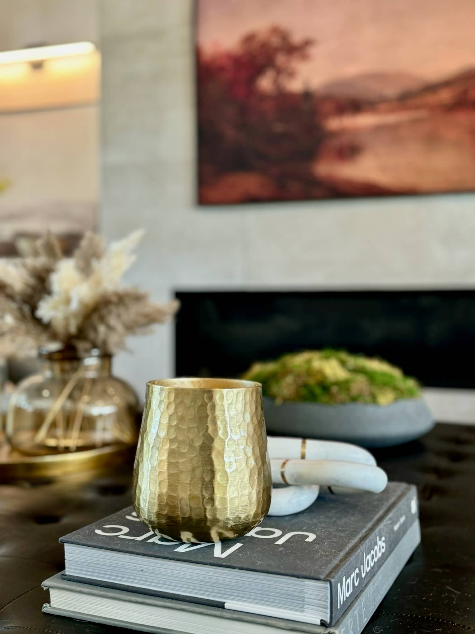 Unplug Soy Candles - Wholesale Jar/Filled Candle - Gold Hammered Soy Candle2