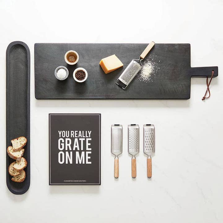 Angle - Wholesale Cheese Board - Black Charcuterie Plank Board