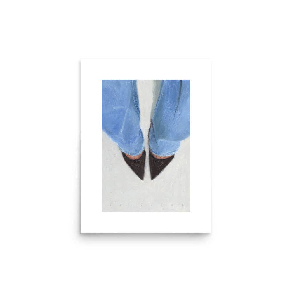 ArtByHercules.com - Vente Affiche d'art - Denim bleu et talons1