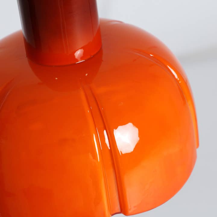 Kodu - Wholesale Chandelier/Hanging Light - Hanging glass lamp in solid orange color, 25x25x4