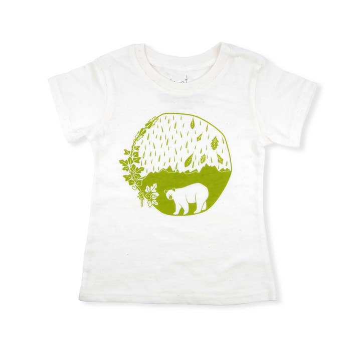 East Coast Eco Blend Baby + Kids Camiseta en color natural para venta al por mayor de eleventy-five