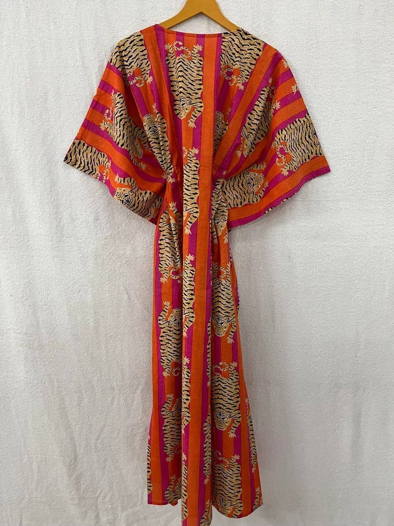 Bhawana Handicrafts – wholesale Kaftan – Women's – Traditional Cotton Summer Kaftan Long Dress3