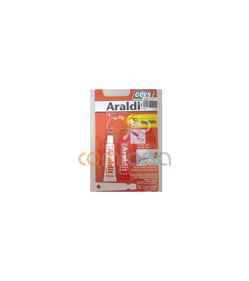 COM FORSA SL - Wholesale Craft Supplies - Quick dry Araldit glue 2 x 5ml (small)