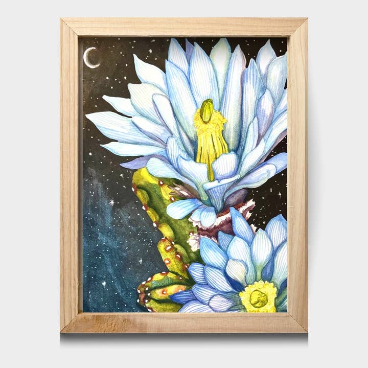 Impression à l'aquarelle Starlight Promenade de 11 x 14 pouces pour la vente par Chloe Marie Hourdequin Designs