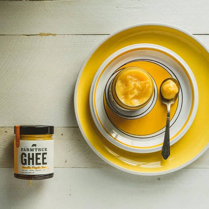 Farmtrue - Vente Huile de cuisson - Ghee nourri à l'herbe – Chai à la vanille et à l'érable2