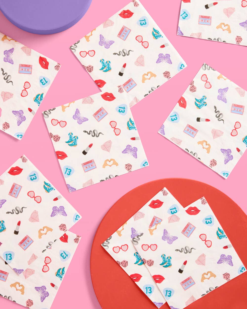 xo, Fetti - Wholesale Disposable Napkin - Eras Party Icon Paper Napkins | 25 pack 3-ply1