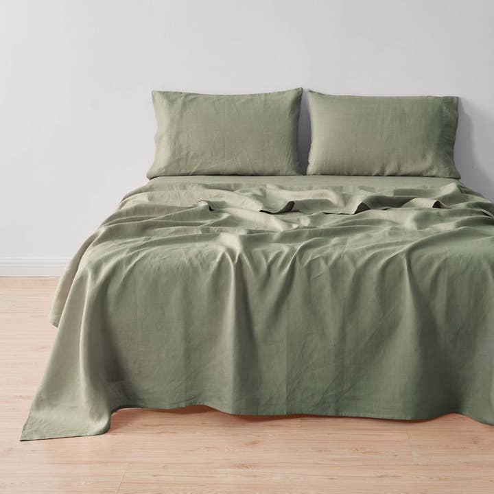 BH Collective - Wholesale Bedding Pillowcase/Sham - 100% European Flax Linen Pillowcase Set9