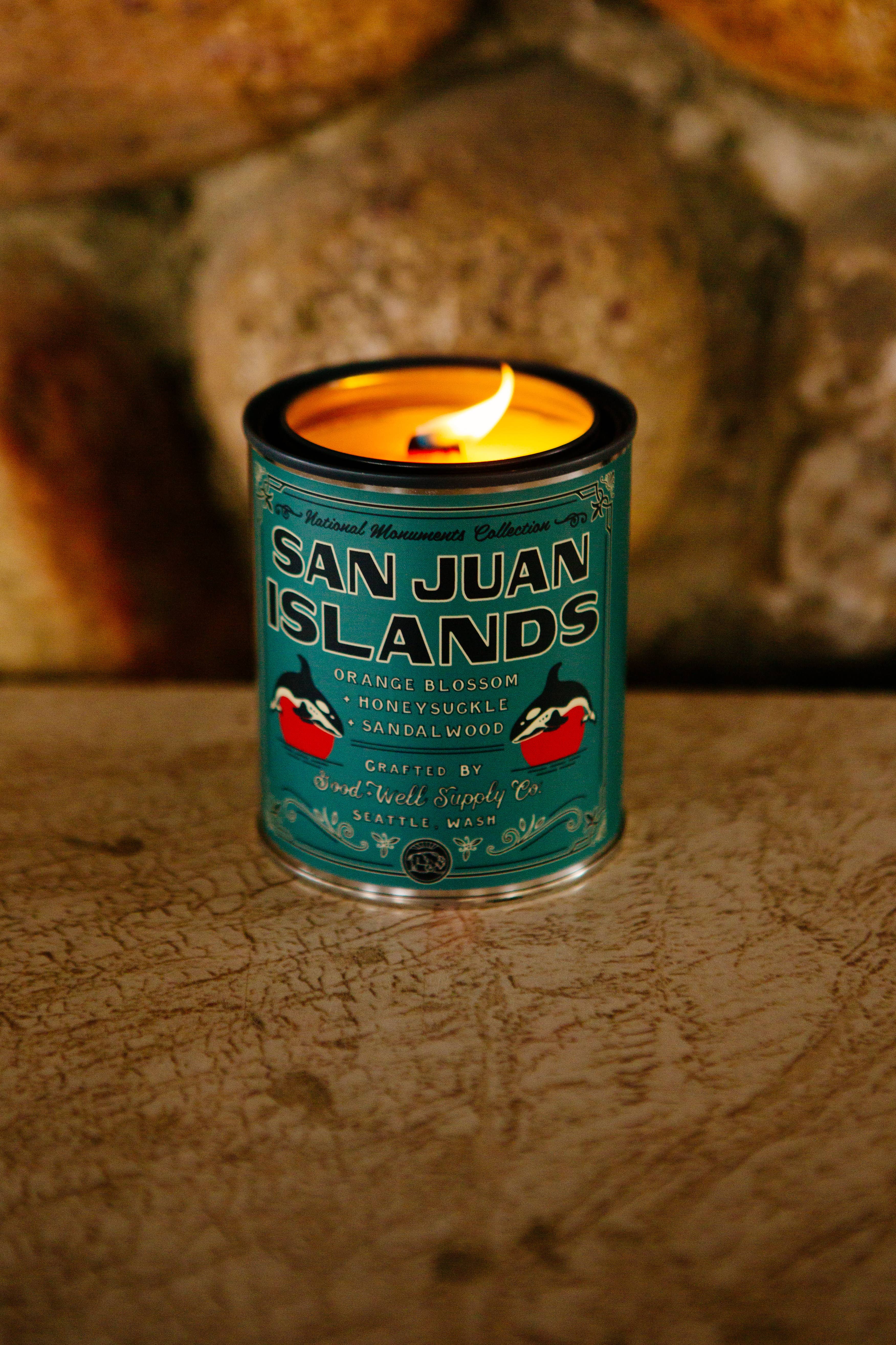 Good & Well Supply Co. - Wholesale Jar/Filled Candle - San Juan Islands National Park Candle2