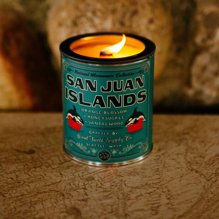 Good & Well Supply Co. – wholesale Jar/filled candle – San Juan Islands National Park Candle2