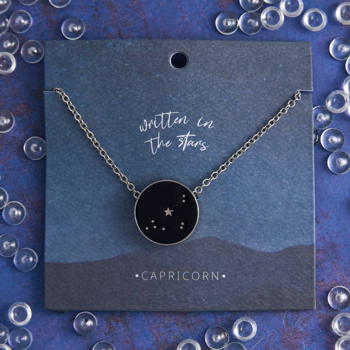 SALE - Zodiac Capricorn Constellation 18" Pendant Necklace for wholesale by Howard's