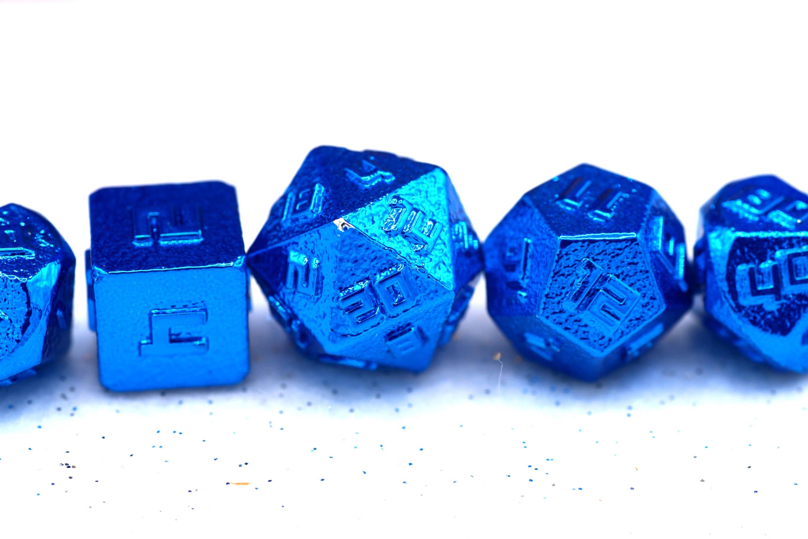 Hymgho Premium Dice - Wholesale Dice - 10MM Mini RPG Dice Set - Blue