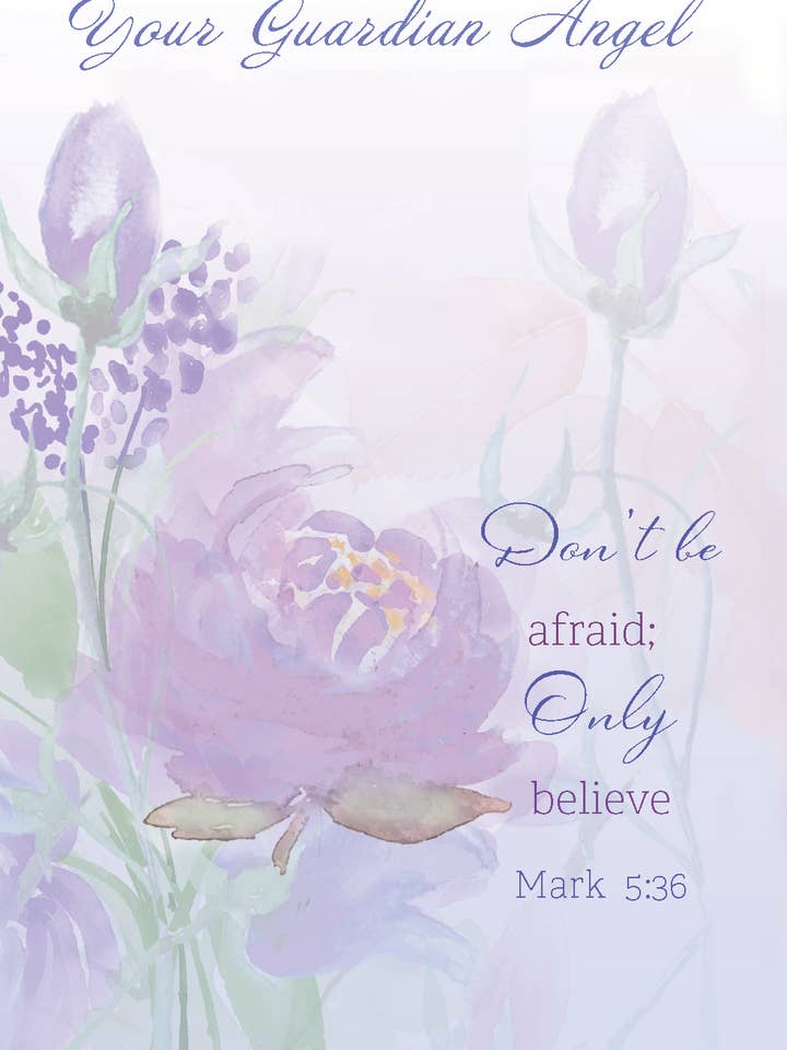 Don't Be Afraid, Only Believe for wholesale by Angel Sayings