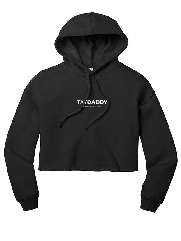 Sweat à capuche court « Tatdaddy Logo » pour la vente par TatDaddy Clothing Co.