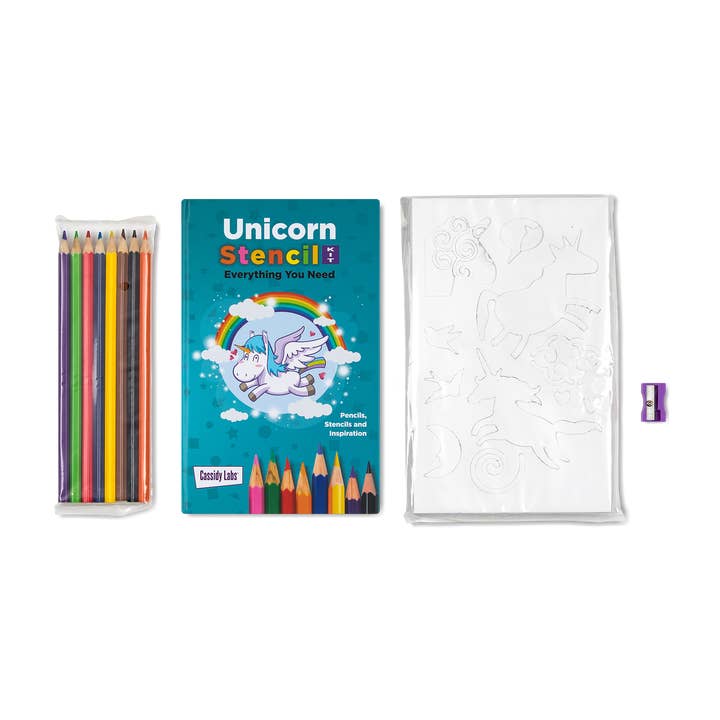Cassidy Labs - Wholesale DIY Craft Kit - Kids - Unicorn Stencil Kit