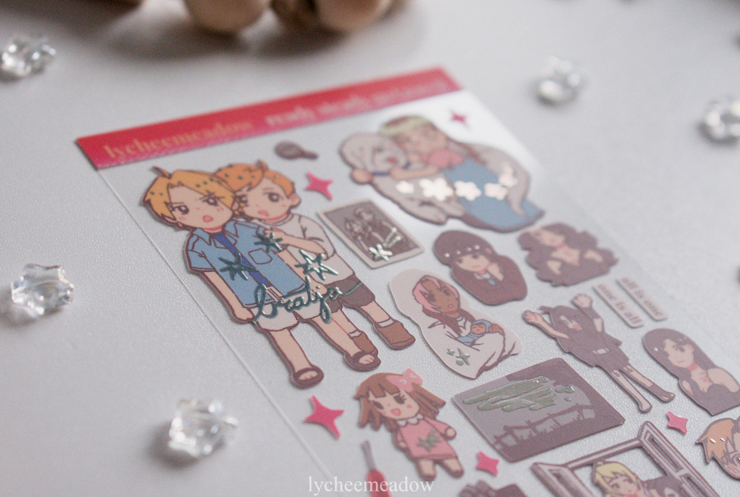 Lycheemeadow - Wholesale Sticker - FMA 2003 Holographic Sticker Sheet2