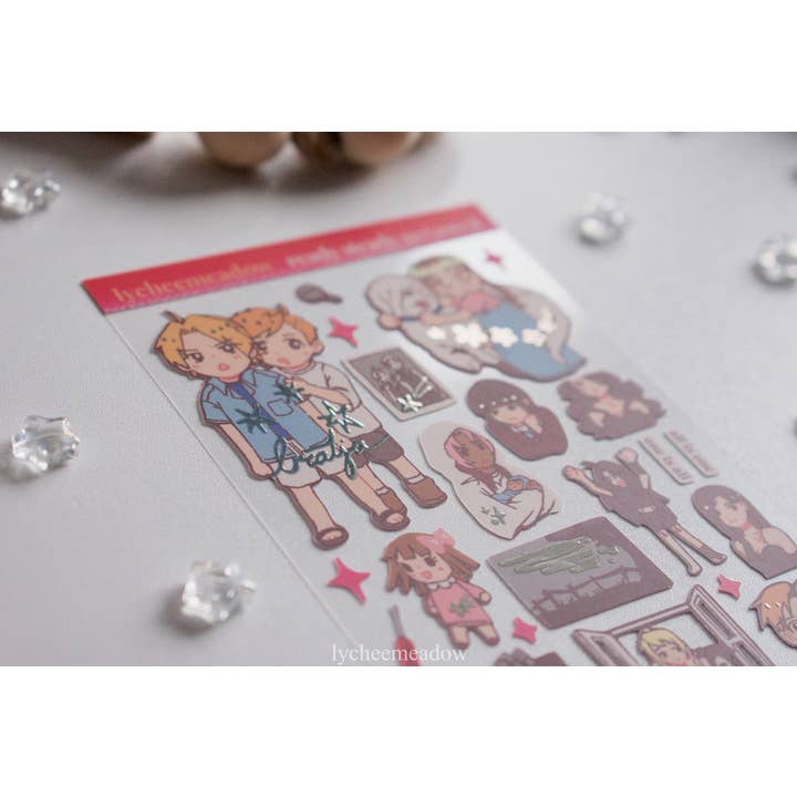 Lycheemeadow - Wholesale Sticker - FMA 2003 Holographic Sticker Sheet2