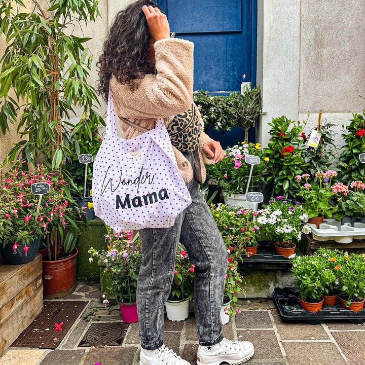 Tote Bag "Wonder Mama" for wholesale by Bienfaits pour Maman