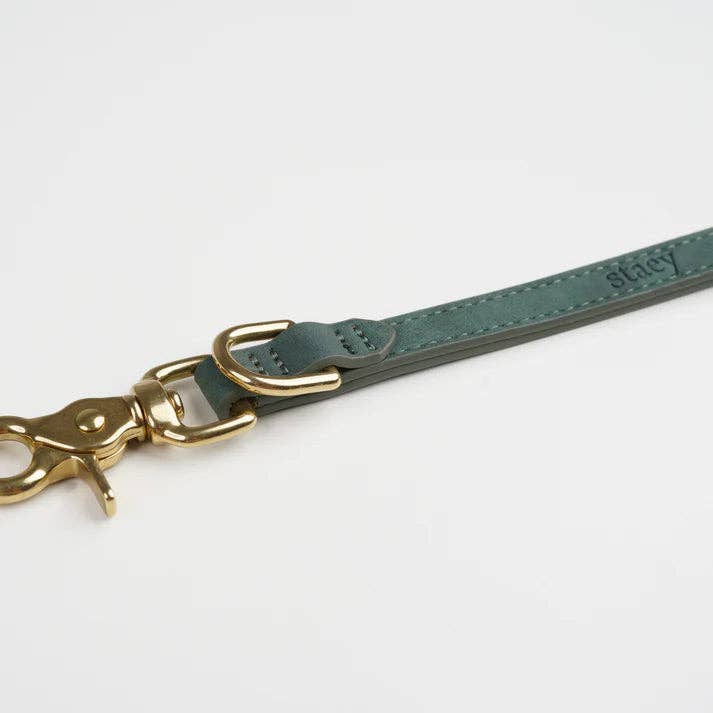 Staey – wholesale Pet leash – Dog – Grace Leather Dog Leash | Moss Green2