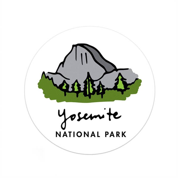 Yosemite National Park Sticker for wholesale by Albion Mercantile Co.