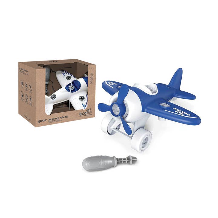 AJ Aguiar - Wholesale Toy Plane - Kids - Eco Plane With Screwdriver 2 Assorted #11