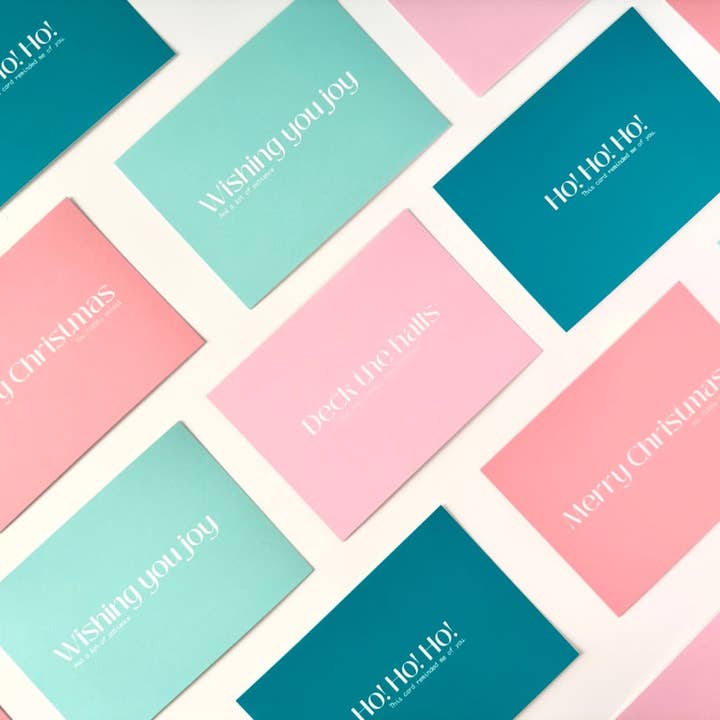 Post de Natal Pastel por atacado de Notelette Press