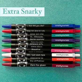 Snarky Pens: Nursing School (Set of 9 Pens) – snarkynurses