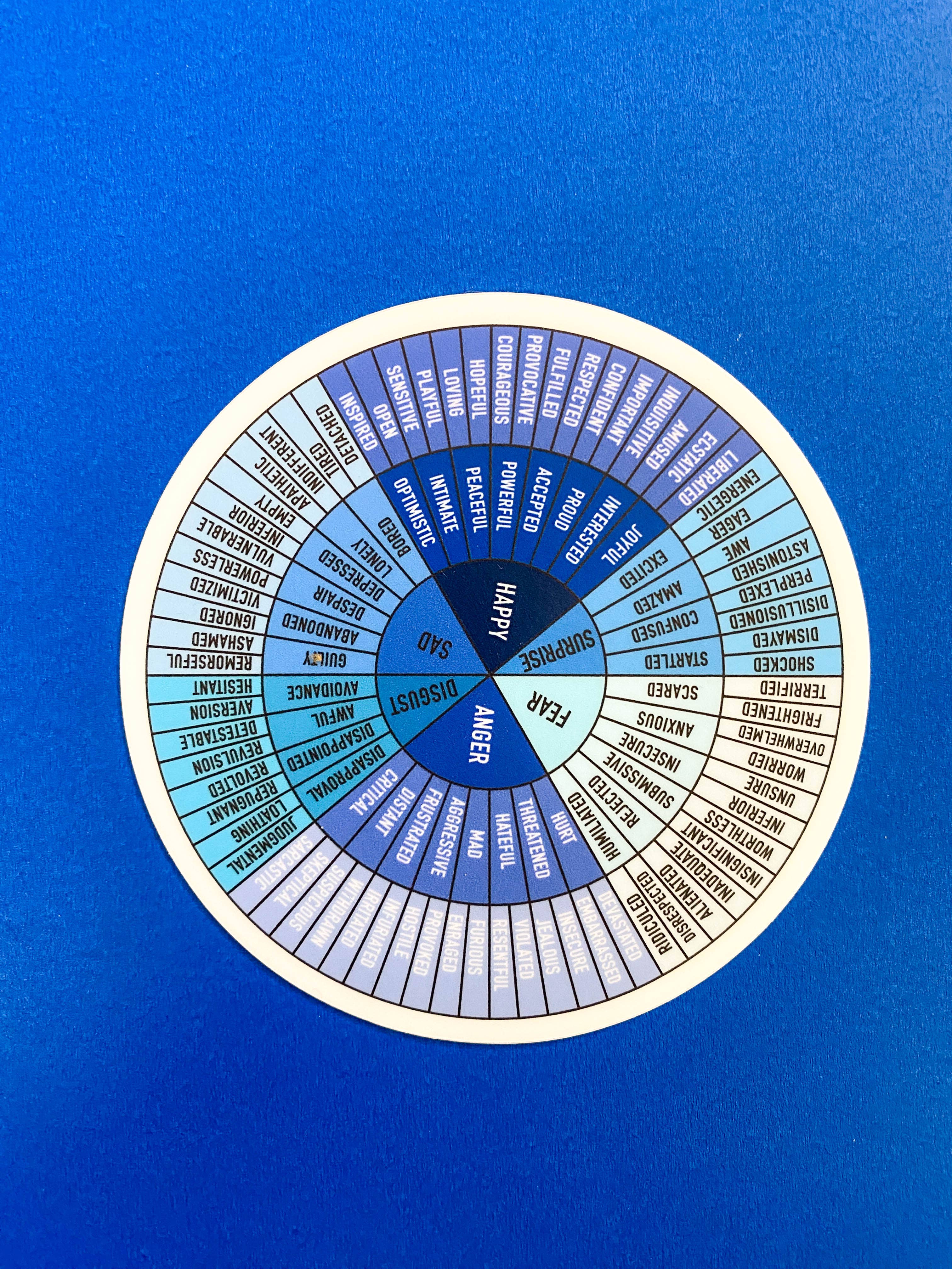 PLENTY - Wholesale Sticker - Sticker Feelings Wheel (Eco-Friendly & USA Made)4