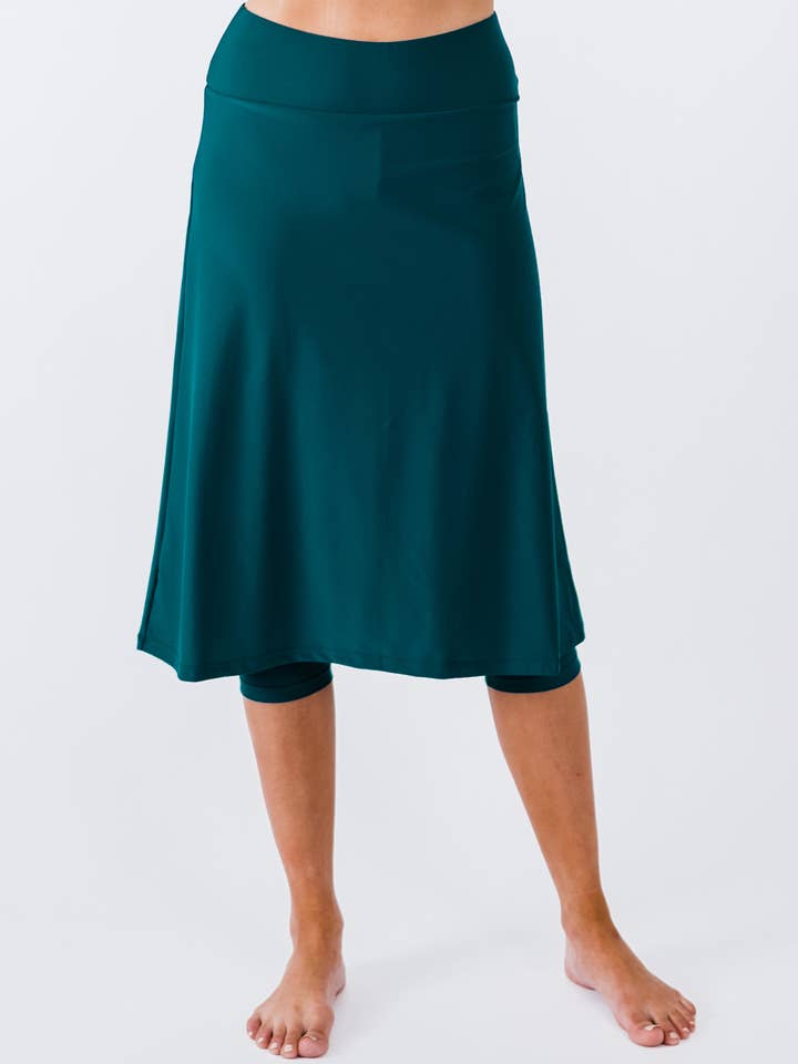 Calypsa - Wholesale Skort - Women's - Long Swim Skort3
